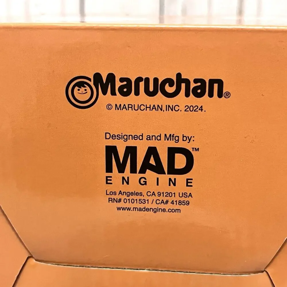 NIB Maruchan Ramen Noodle Bowl Set with Chopsticks Spoon & Chopstick Holder Gift
